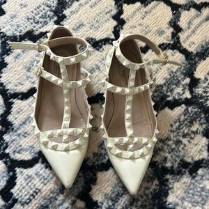 Valentino Rockstud Flats Size 35